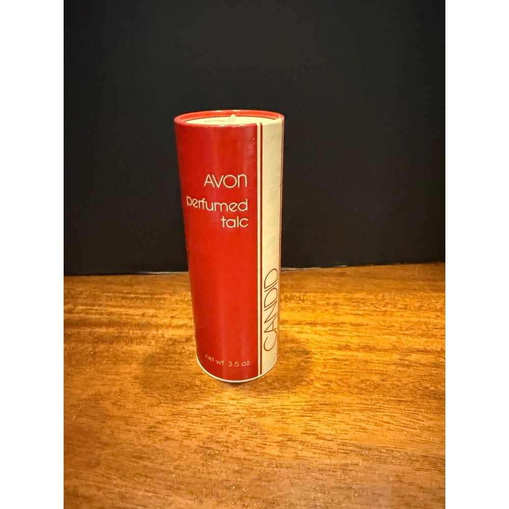 Vintage Avon Candid Perfumed Talc Powder